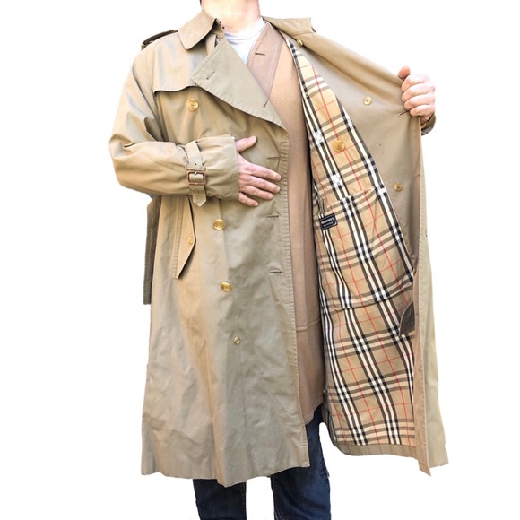 Burberry Other - Classic Burberry Nova Check Mens Trench Jacket